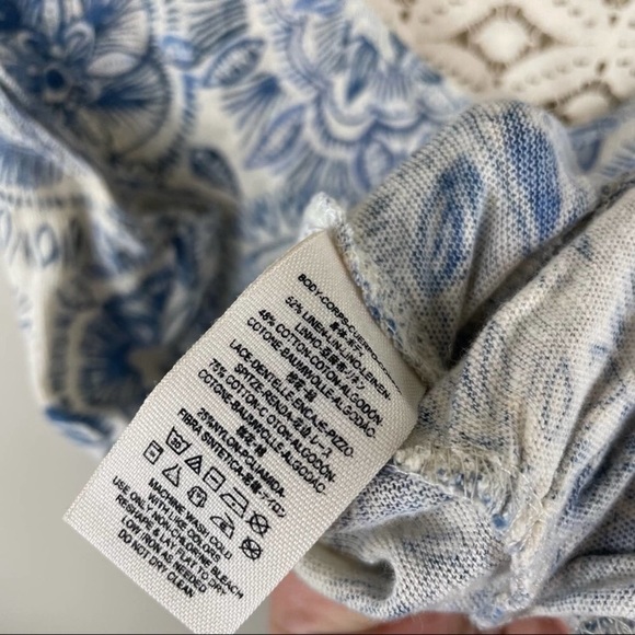 FP Lace Paisley Sleeveless Blouse! - Picture 7 of 7